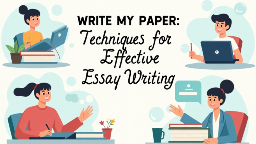 Write My Paper: Techniques for Effective Essay Writing